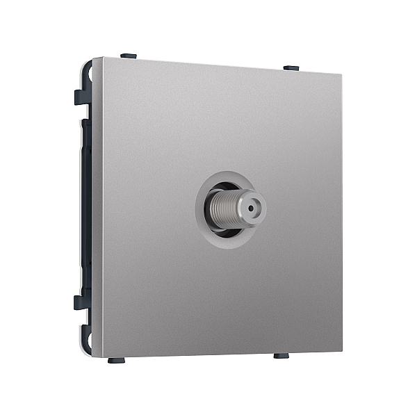 Комплект механизма TV розетки SAT SIGMA Сталь матовый 5-2400MHz 3.5dB QUANT PRO Ambrella Volt MS513050 (SP5130, PR215)
