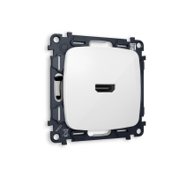 Комплект механизма розетки HDMI 2.0 Ambrella Volt Omega (OP1140, VM222) MO114010