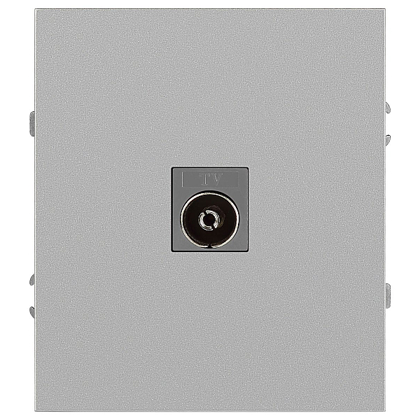 Розетка Эра Arktik 16-3101-03 TV одиночная алюминий Б0070466