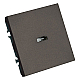 Розетка HDMI 2.0 Type A (механизм), Stekker Эмили, RST00-5118-09, антрацит, soft touch 50168