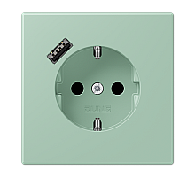 Розетка 2K+З USB Typ A Jung LC1520-18A217