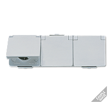 Розетка штепсельная Schuko Jung 623NAW