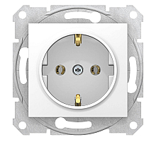 Розетка Schneider Electric Sedna с з/к без шторок 16A 250V SDN3001821