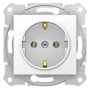 Розетка Schneider Electric Sedna с з/к без шторок 16A 250V SDN3001821