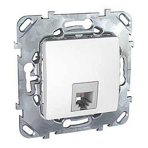 Розетка телефонная RJ11 Schneider Electric Unica MGU5.492.18ZD