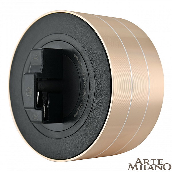 Трековая розетка Arte Milano Am-track-sockets 380011TS/ES Gold