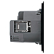 Розетка 1-местная з/ш с/з 16А + USB + Type C (механизм), Stekker, 250В, 20W Мия, RST16-3119-05, черный бархат 50452