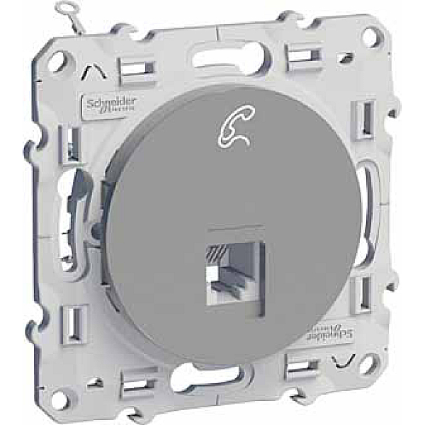 Розетка телефонная RJ12 Schneider Electric Odace S53R497