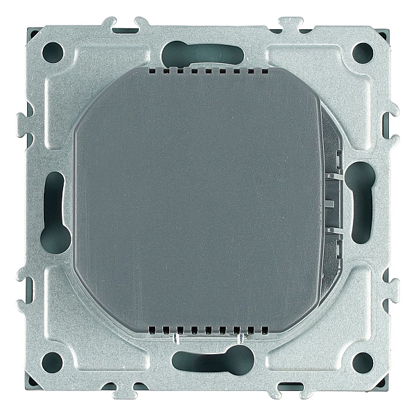 Розетка 1-местная з/ш с/з 16А + USB + Type C (механизм), Stekker, 250В, 20W Эмили, платиново-серый, soft-touch, RST16-5119-10 50219