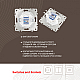 Розетка RJ45 Arte Milano 205.45-1.white