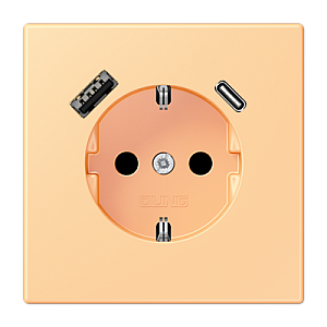 Розетка 2K+З USB Typ AC Jung LC1520-15CA258