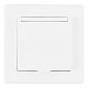 Комплект розетки с/з и шторками, защитной крышкой и рамкой Arte Milano SET06-1-41-1 white