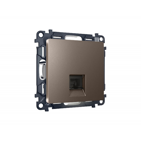 Комплект механизма телефонной розетки RJ-11(4P4C) со шторкой Ambrella Volt Alfa MA642030 Комплект механизма телефонной розетки RJ-11(4P4C) со шторкой Ambrella Volt Alfa MA642030