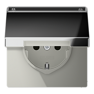 Розетка штепсельная Schuko Jung GCR1520NAKL