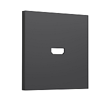 Лицевая панель SIGMA (Графит Мягкое касание) для HDMI розетки QUANT PRO Ambrella Volt SP9140