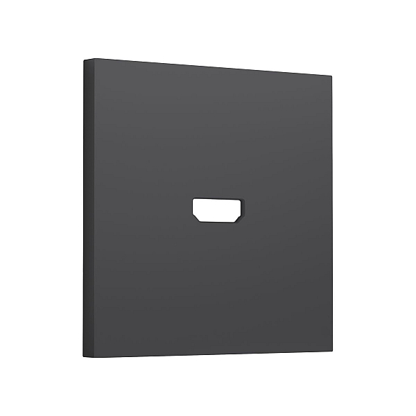 Лицевая панель SIGMA (Графит Мягкое касание) для HDMI розетки QUANT PRO Ambrella Volt SP9140