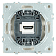 Розетка HDMI 2.0 Type A (механизм), Stekker Эмили, RST00-5118-08, кашемир, soft touch 50169