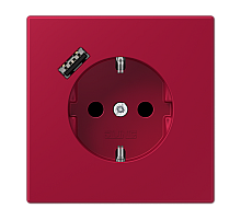 Розетка 2K+З USB Typ A Jung LC1520-18A229