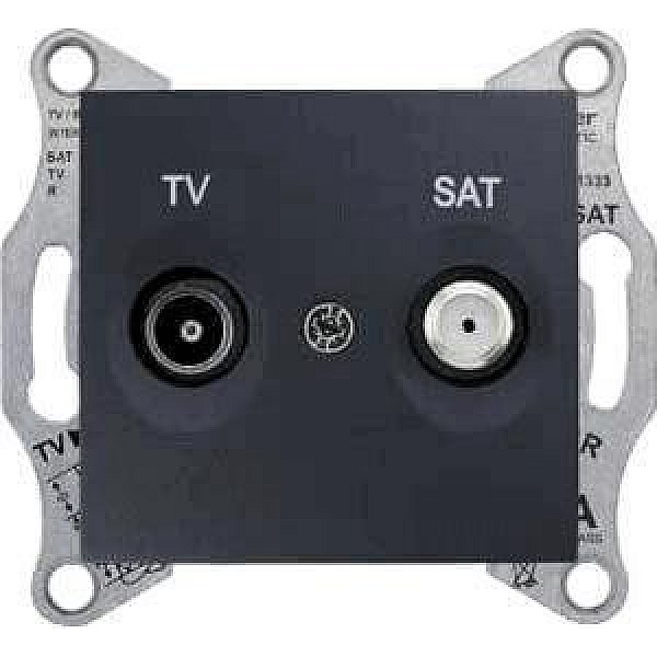 Розетка TV/SAT оконечная Schneider Electric Sedna 1dB SDN3401670