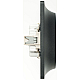 Розетка двойная 2К+З Systeme Electric Glossa 16A 250V антрацит GSL000724