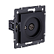 Розетка TV (папа), черный Kollinger REA-007BK для Aspekt, Eleganz, Reflex