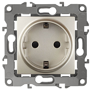 Розетка ЭРА 12 2P E Schuko 16A 250V 12-2101-04 Б0014678