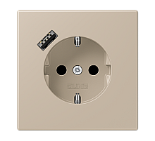 Розетка 2K+З USB Typ A Jung LC1520-18A243