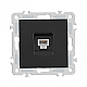 Розетка телефонная RJ11 Arte Milano 206.51-1.black