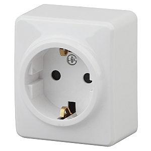 Розетка 2P+E Schuko Эра 11-2203-01 Б0020685