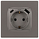 Розетка ЭРА Серия 12 12-4108-16 2P+E 16A-250В со шторками с USB type-A+C 5В-3А титан Б0067762