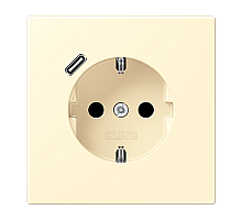 Розетка 2K+З USB Typ C Jung LC1520-18C201