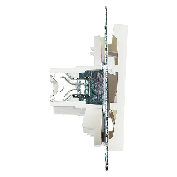 Розетка компьютерная RJ-45 Stekker Катрин белый GLS00-7107-01 39305