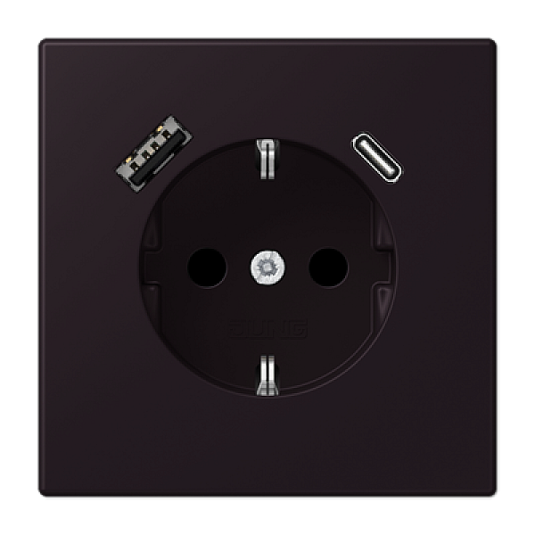 Розетка 2K+З USB Typ AC Jung LC1520-15CA248