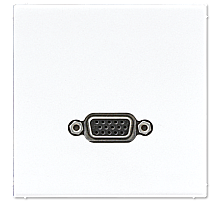 Розетка VGA Jung MALS1102WW