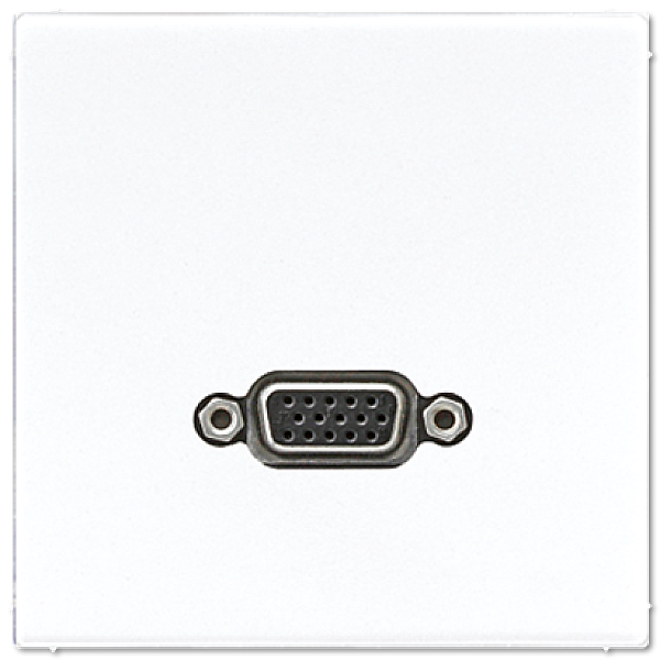 Розетка VGA Jung MALS1102WW
