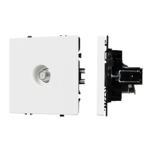 Розетка спутник софт-тач белый кварц Arlight SCT-MST1-SFPL-WH (SAT) 054296(1)