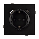 Механизм розетки с USB зарядкой Arlight SCT-TENDO-MUAC-PL-BK (230V, 16A) 054087