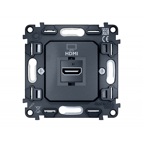 Механизм розетки HDMI 2.0 40V/500mA 2.0GHz 5-18Gbit/s Ambrella Volt Quant VM222
