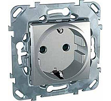 Розетка Schneider Electric Unica с/з со шторками 16A 250V MGU5.037.30ZD