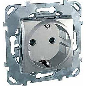 Розетка Schneider Electric Unica с/з со шторками 16A 250V MGU5.037.30ZD