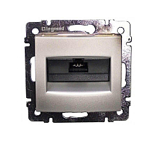 Розетка компьютерная RJ45 Legrand Valena ISDN алюминий 770141