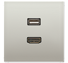 Розетка HDMI/USB Jung MAES1163