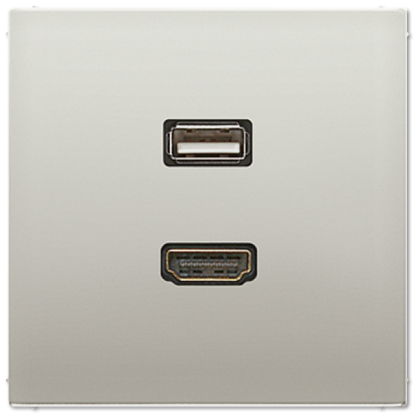 Розетка HDMI/USB Jung MAES1163