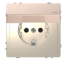 Розетка Schneider Electric Merten D-Life 16A с/з и крышкой MTN2314-6051