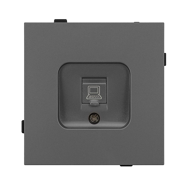 Механизм компьютерной розетки Arlight SCT-TENDO-MPC1-SFPL-GR (RJ-45, CAT6) 054593