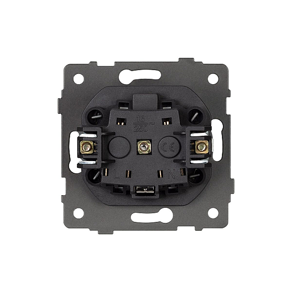 Механизм розетки влагозащищённый Arlight SCT-MCP-PL-GR-V (250V, 16A) 049836
