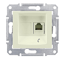 Розетка телефонная RJ11 Schneider Electric Sedna SDN4101147