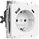 Розетка с/з со шторками и USB тип A+C Werkel W1171761 4690389213267 a069613