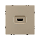 Розетка HDMI софт-тач золотой песок Arlight SCT-MHD1-SFPL-GD 061843(1)