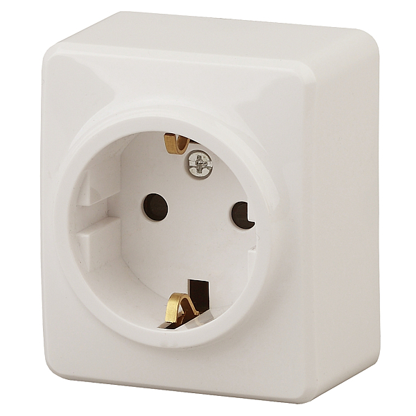 Розетка ЭРА Эксперт 2P E Schuko со шторками 16A 250V 11-2204-02 Б0020689